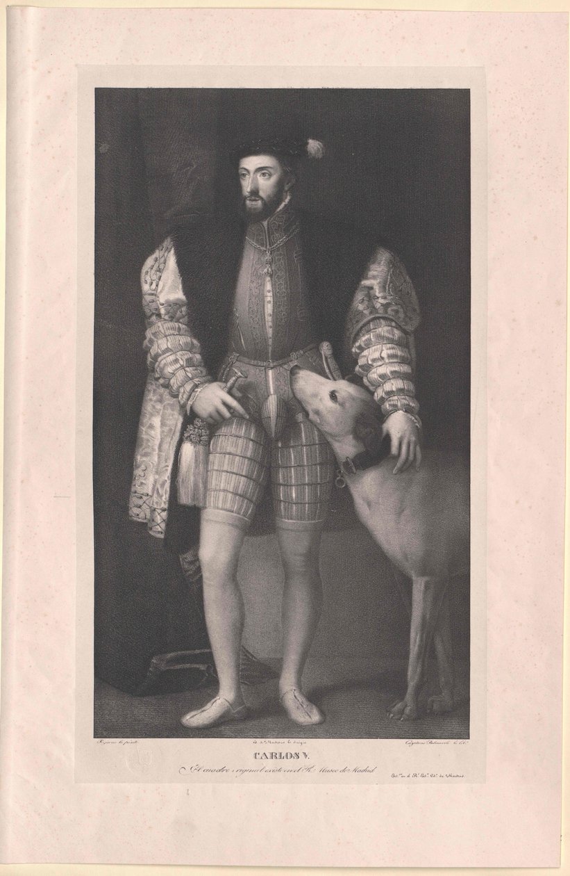 Sacro Imperador Romano Carlos V. de Artist Unknown