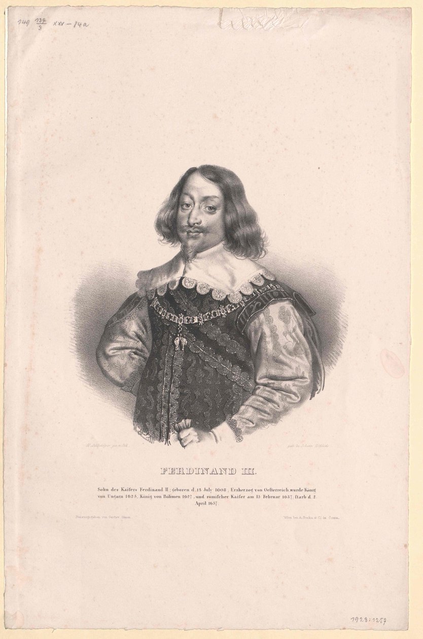 Sacro Imperador Romano-Germânico Fernando III de Artist Unknown