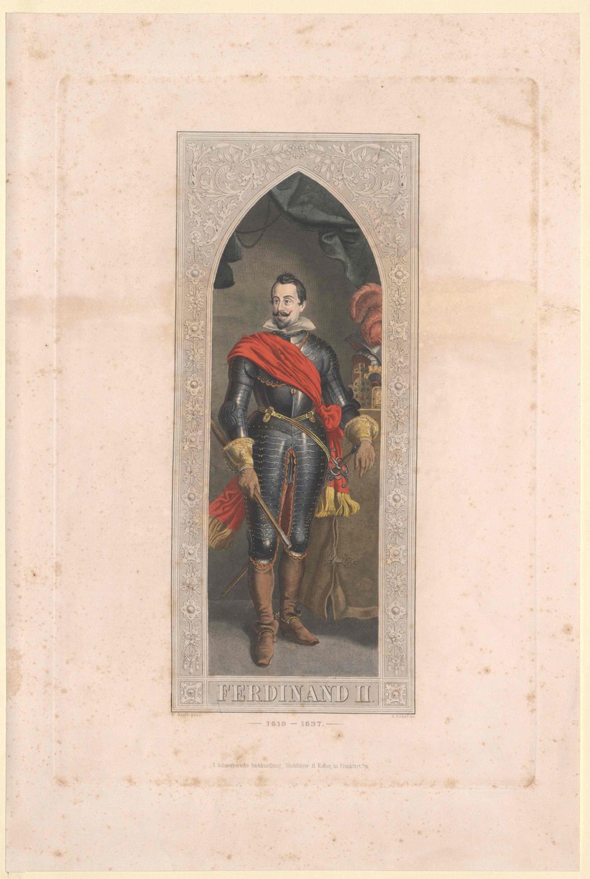 Sacro Imperador Romano-Germânico Fernando II de Artist Unknown
