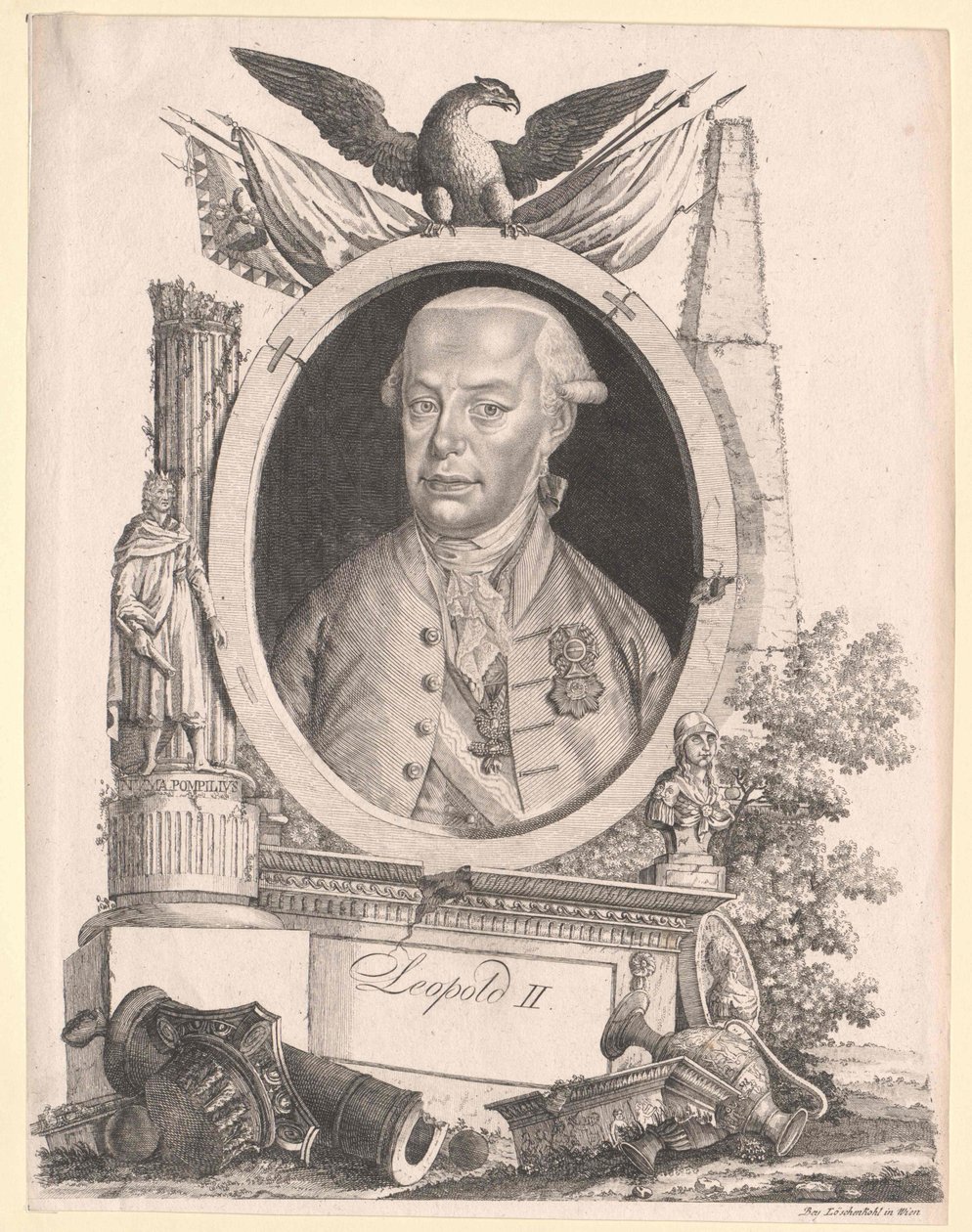 Sacro Imperador Romano Leopoldo II de Artist Unknown