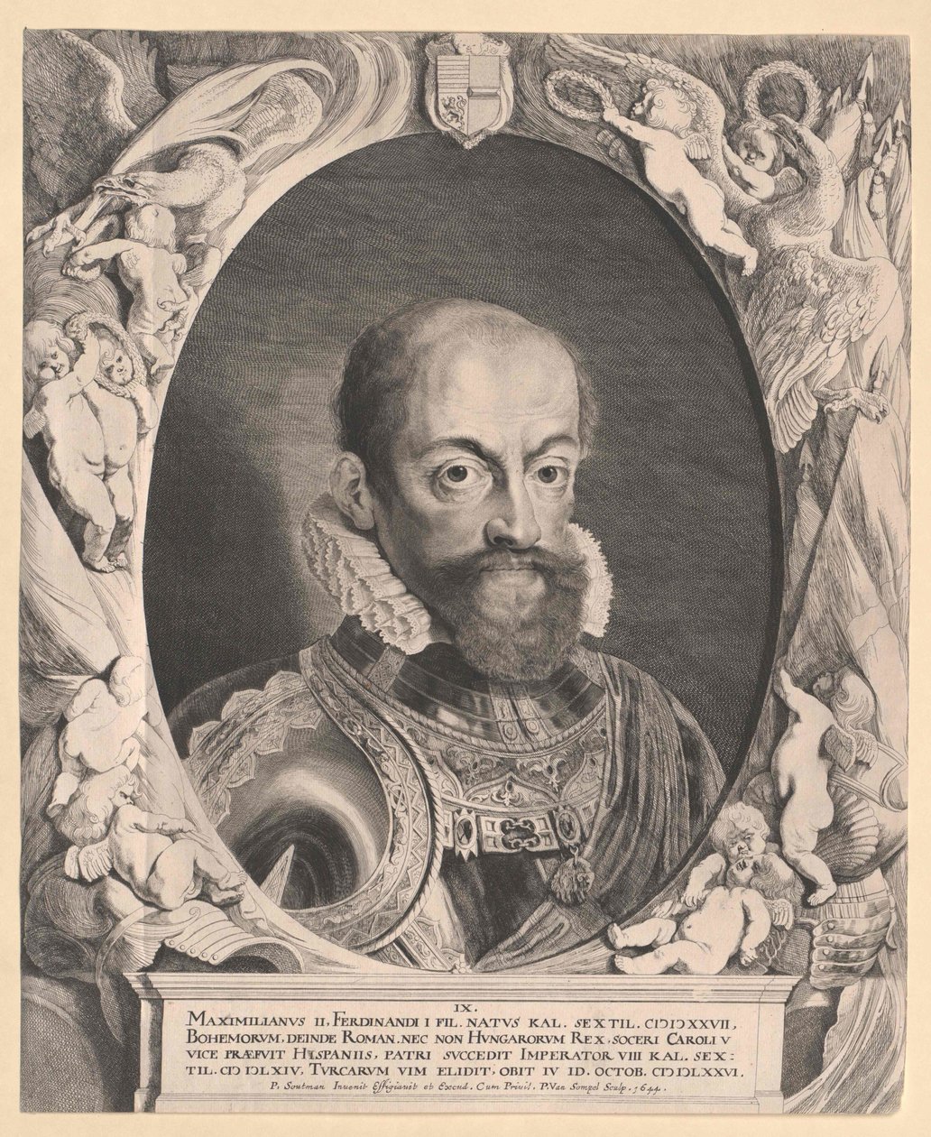 Sacro Imperador Romano Maximiliano II de Artist Unknown
