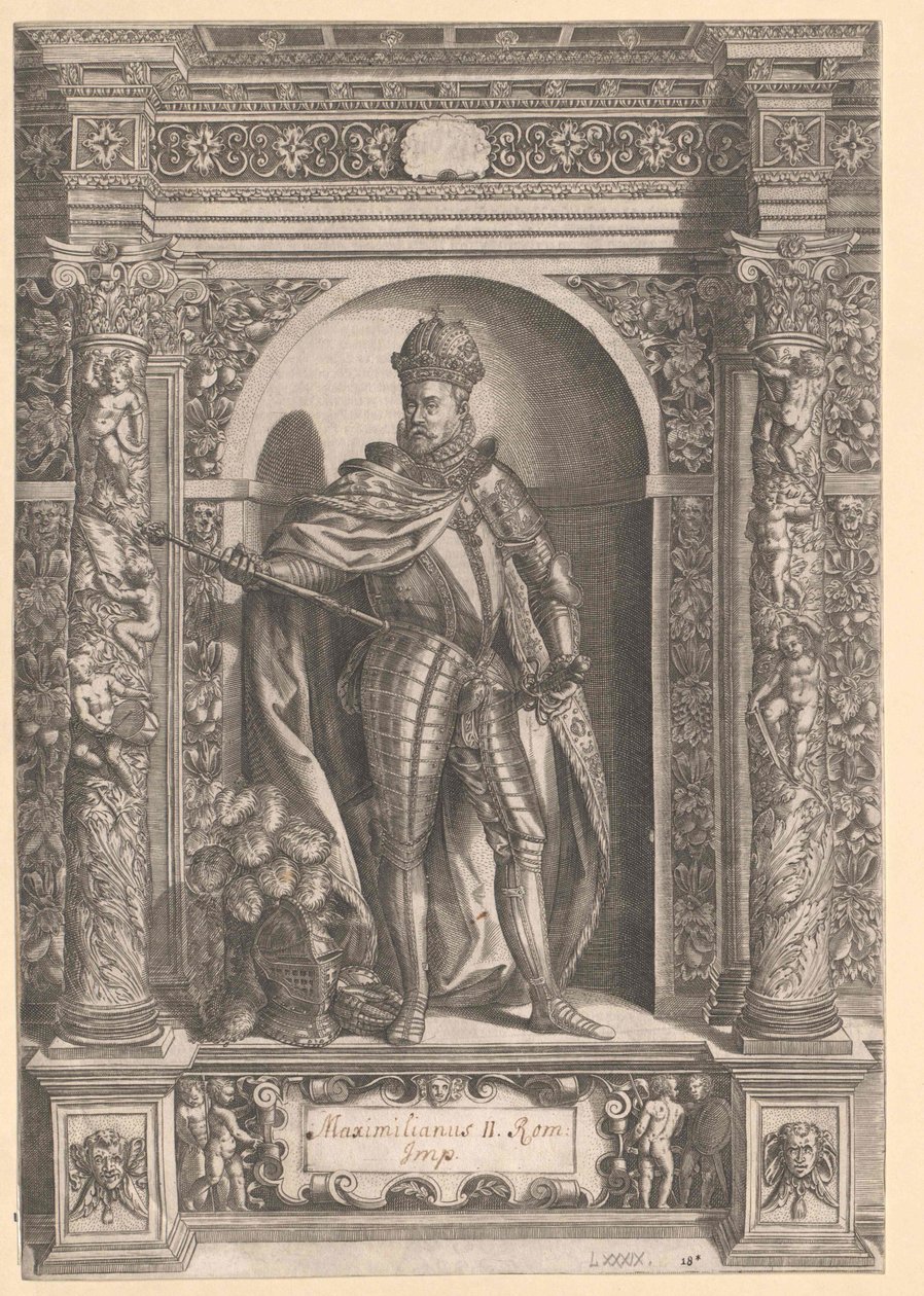 Sacro Imperador Romano Maximiliano II de Artist Unknown