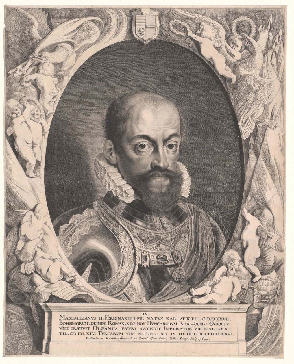 Sacro Imperador Romano Maximiliano II de Artist Unknown
