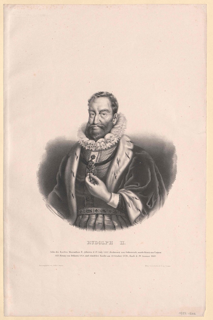 Sacro Imperador Romano-Germânico Rudolf II de Artist Unknown