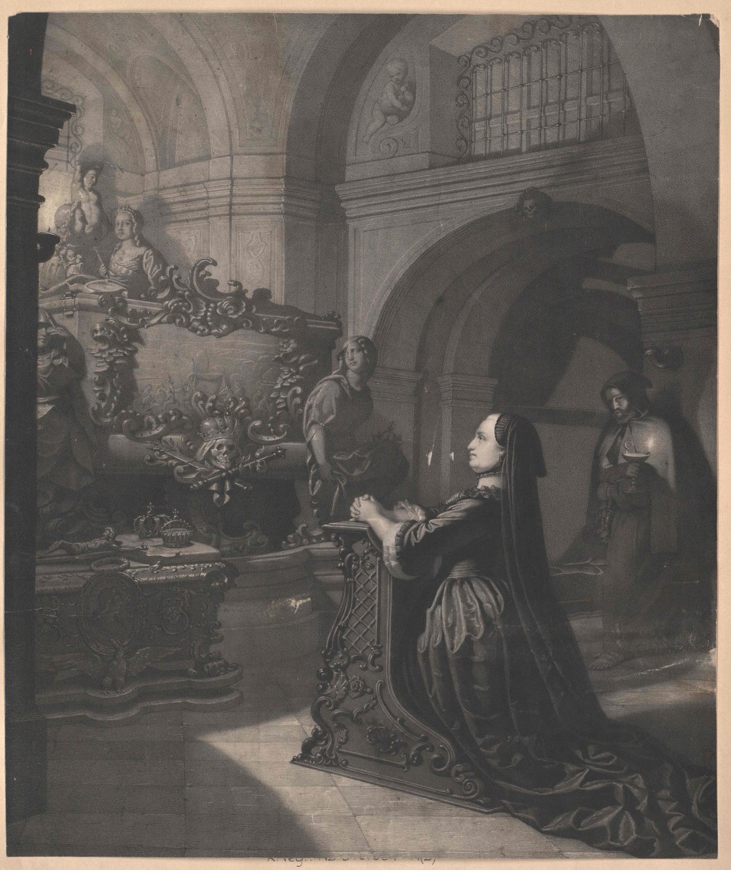 Santa imperatriz romana Maria Teresa de Artist Unknown