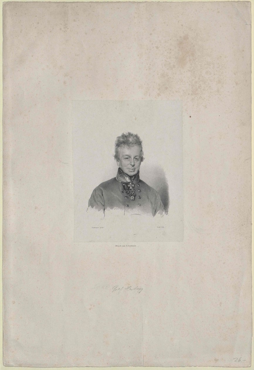 Conde Ignaz Hardegg-Glatz de Artist Unknown