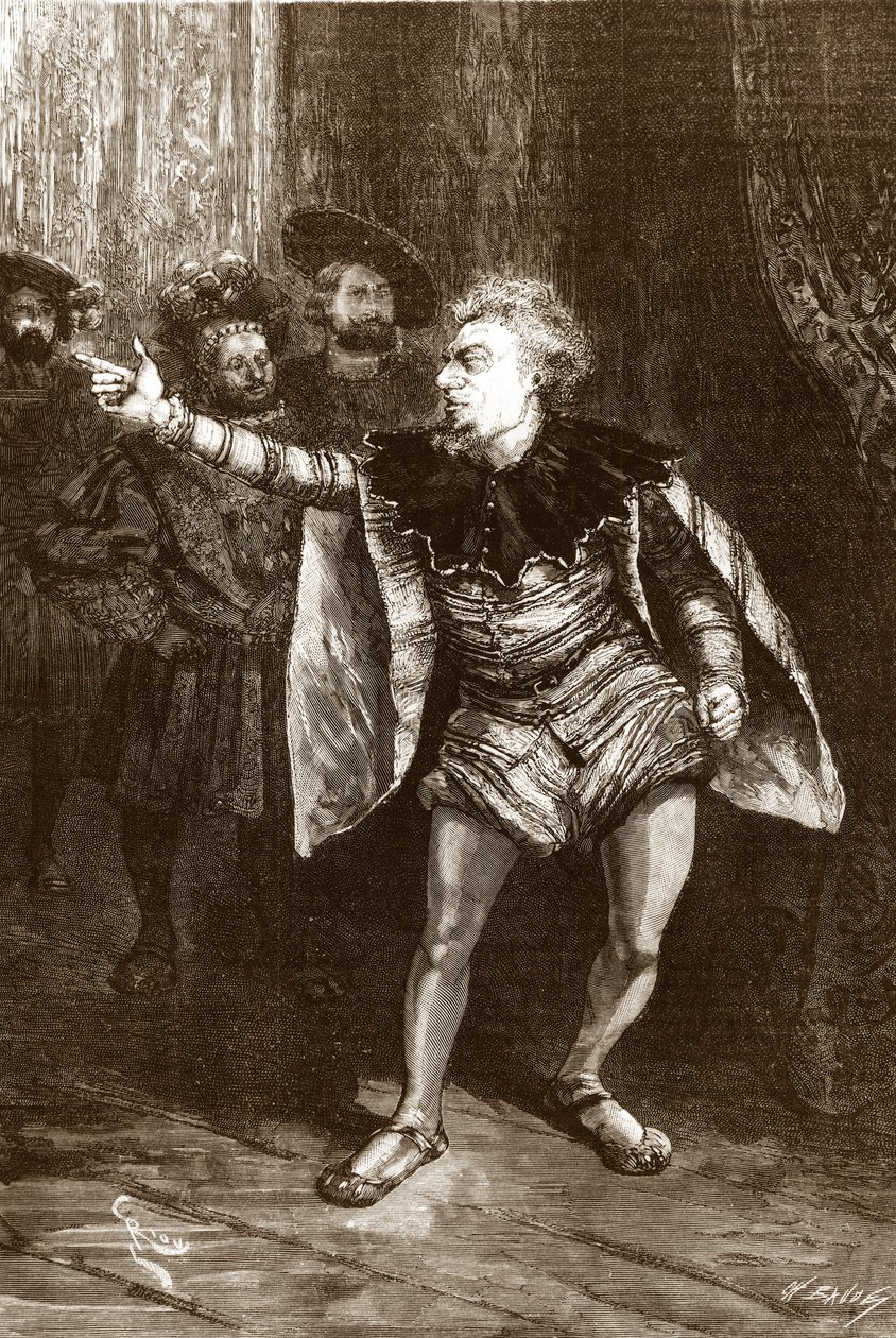 Ilustração para a peça "Le Roi s