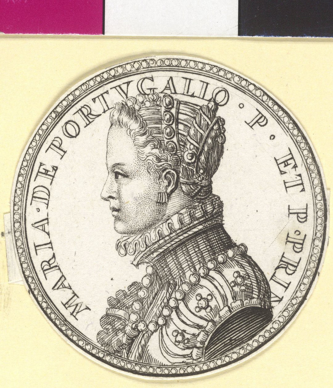 Infanta of Portugal Maria (print) de Artist Unknown