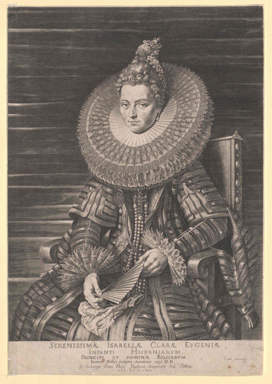 Infanta de Espanha Isabella Clare Eugenia de Artist Unknown