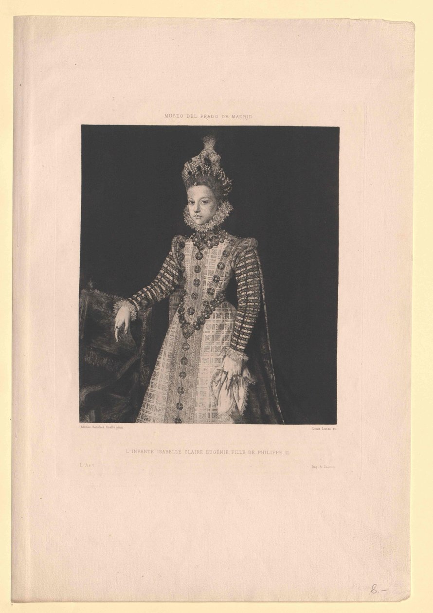Infanta de Espanha Isabella Clare Eugenia de Artist Unknown