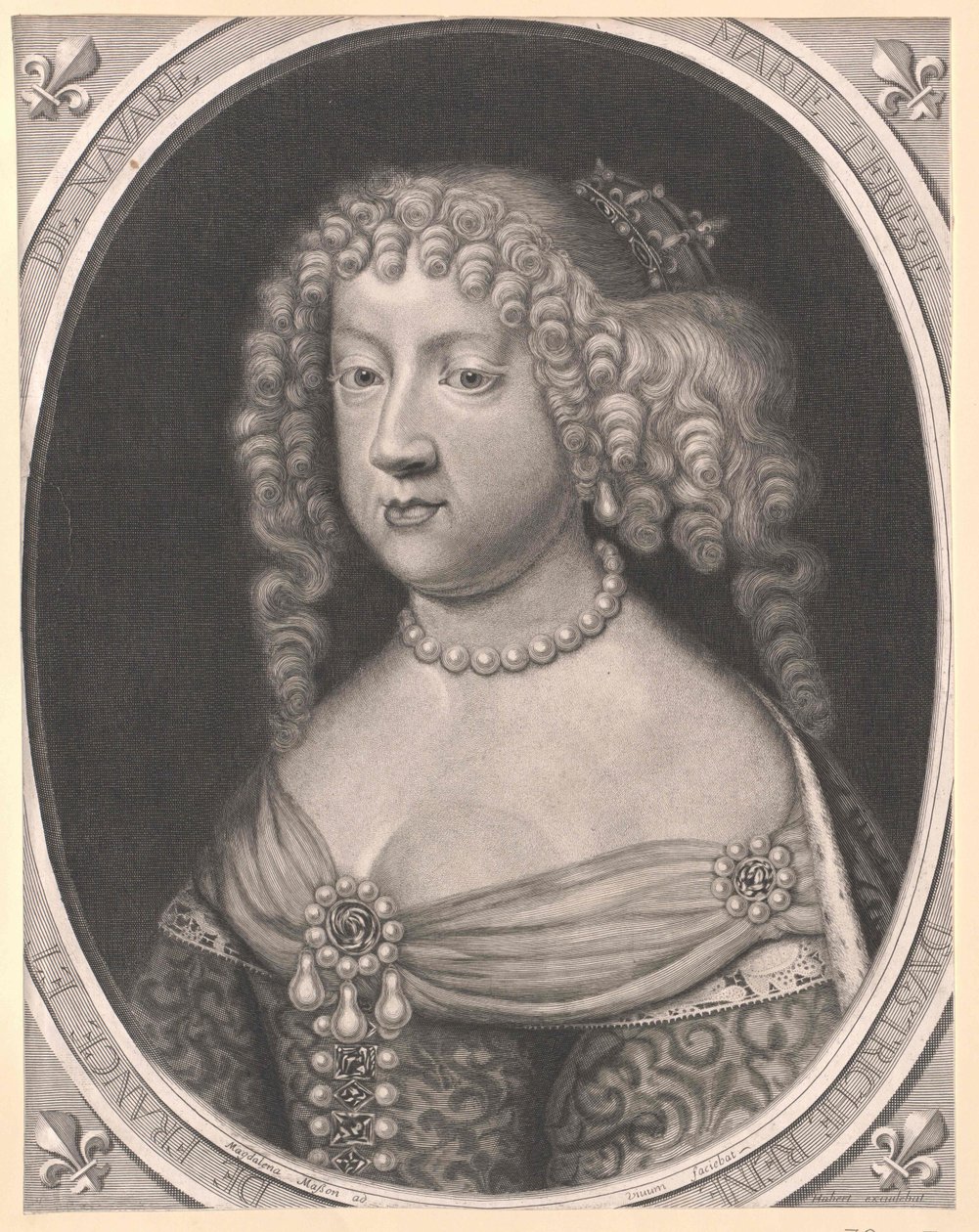 Infanta de Espanha Maria Teresa (impressão) de Artist Unknown