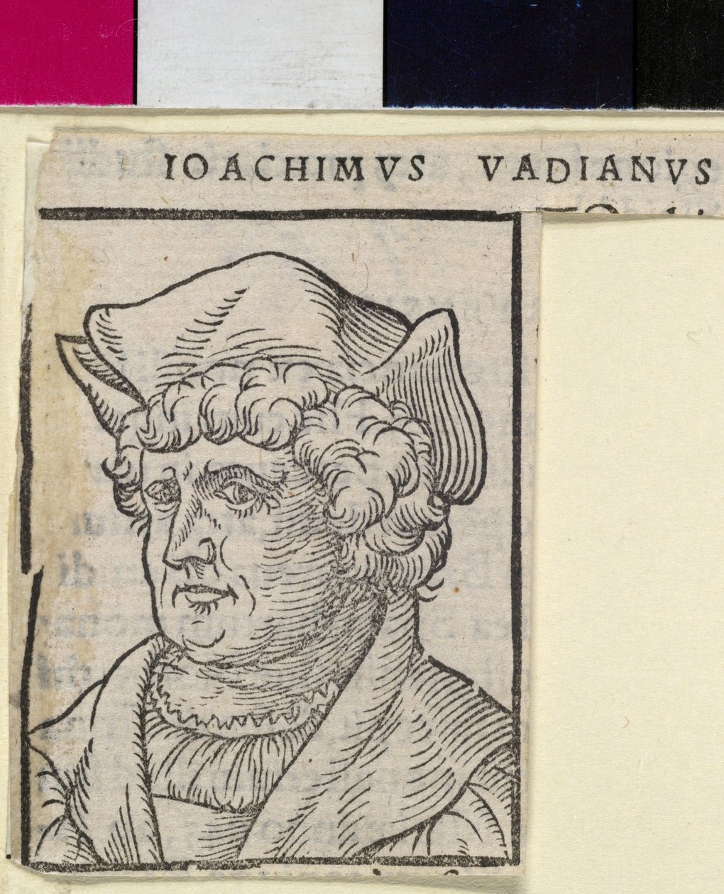 Joachim von Watt (impressão) de Artist Unknown