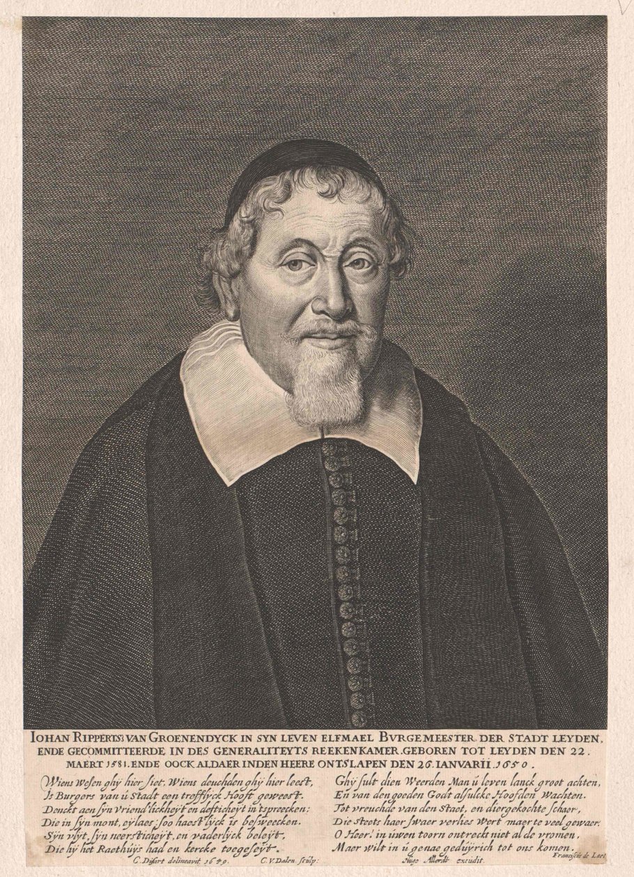 Johan Rippertsz van Groenendijck (impressão) de Artist Unknown