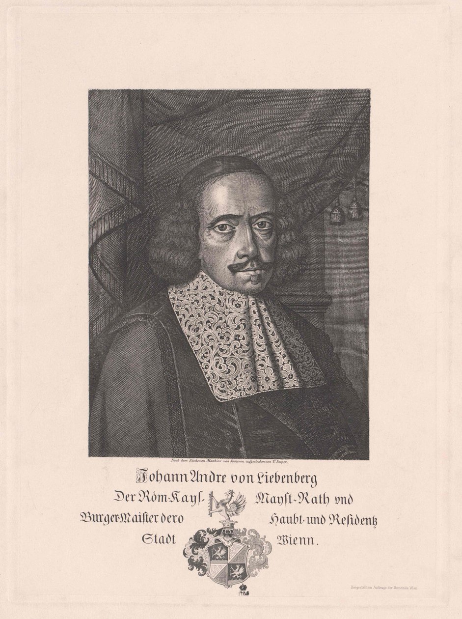 Johann Andreas von Liebenberg (impressão) de Artist Unknown