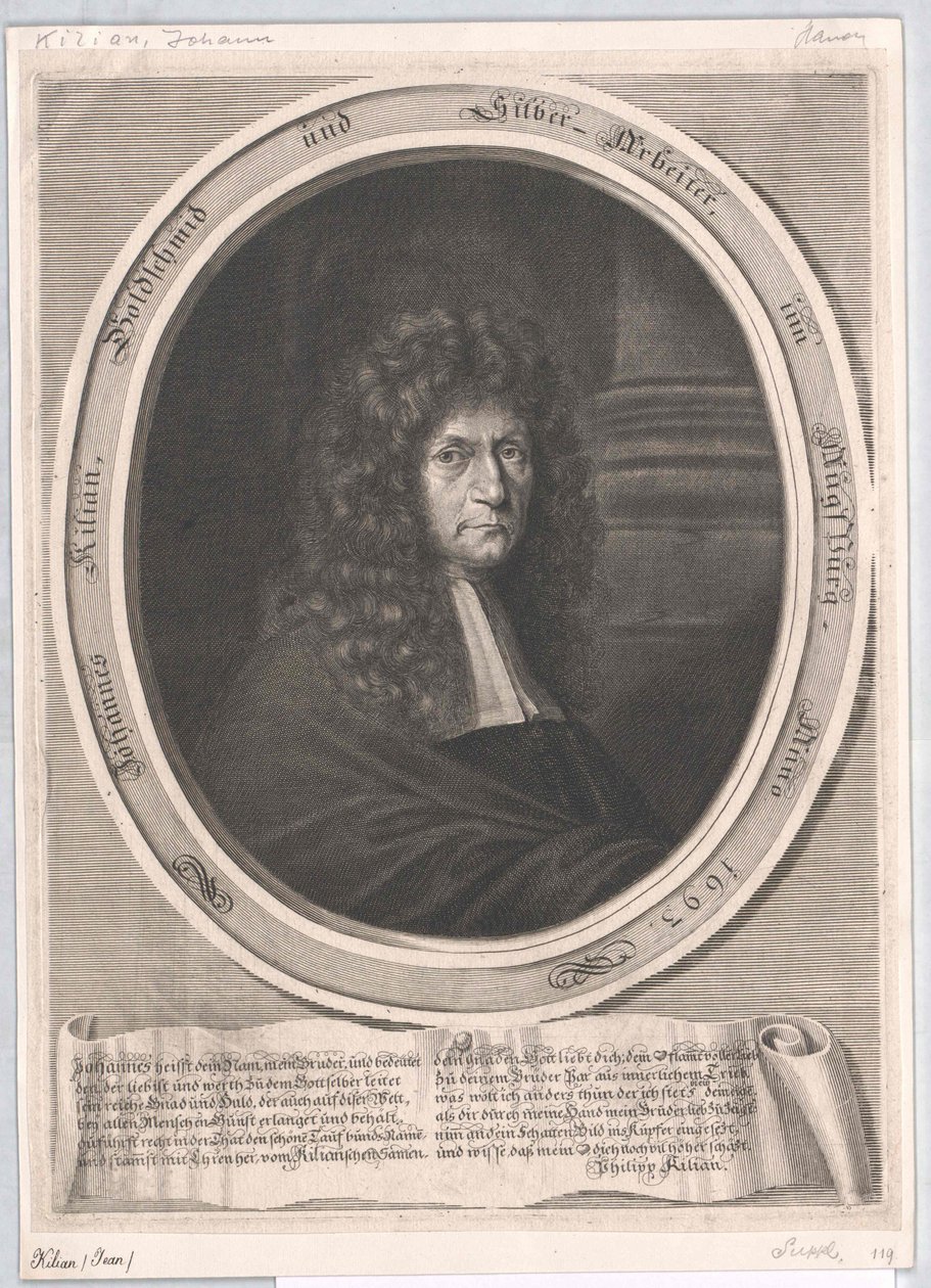 Johann Baptist Kilian de Artist Unknown