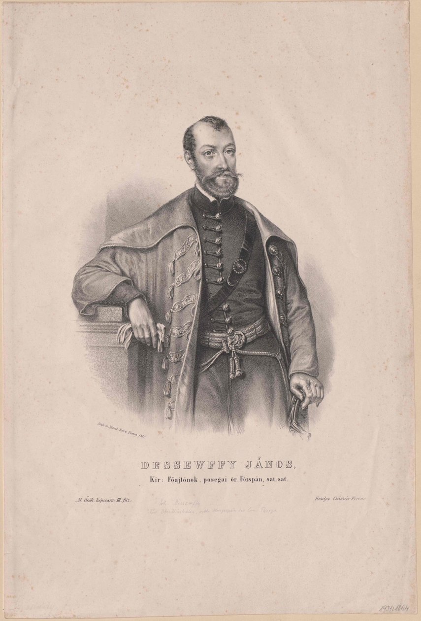 Johann Dessewffy-Csernek de Artist Unknown