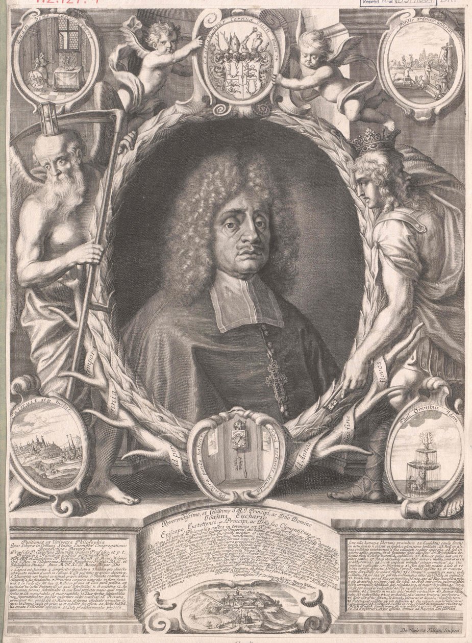 Johann Eucharius Baron Schenk von Castell (impressão) de Artist Unknown