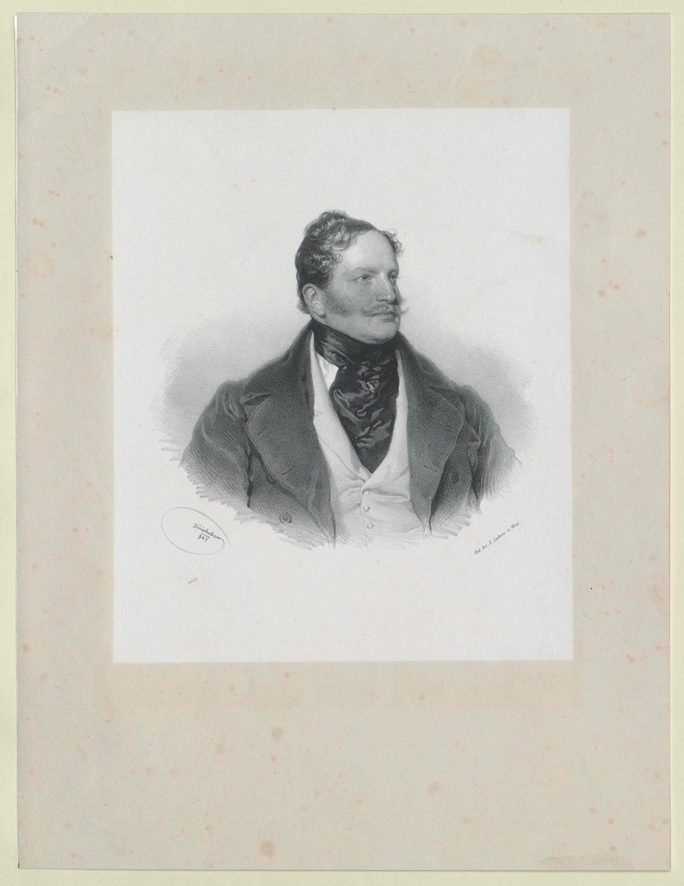 Johann Franz count Hardegg (impressão) de Artist Unknown