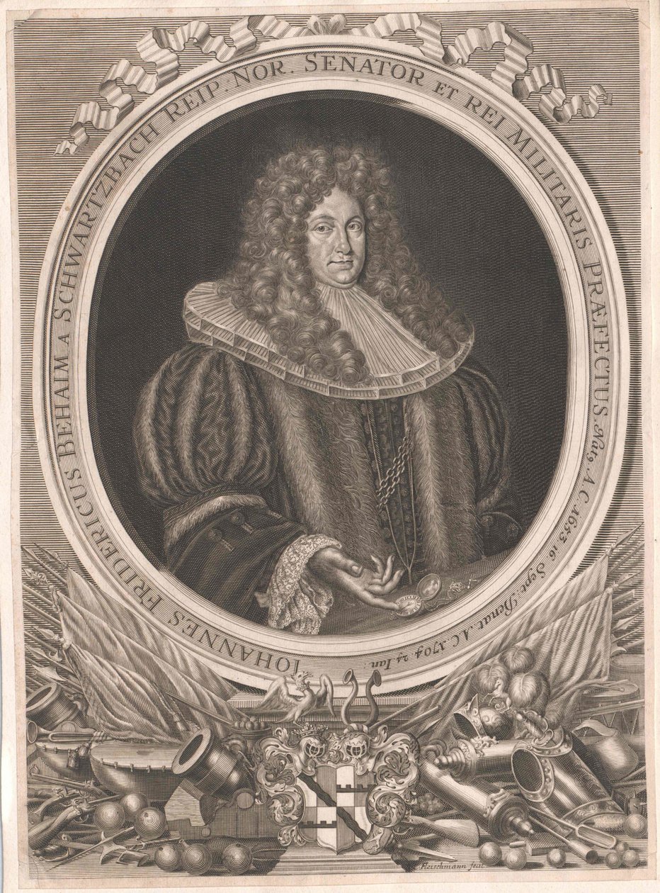 Johann Frederick Behaim von Schwarzbach de Artist Unknown