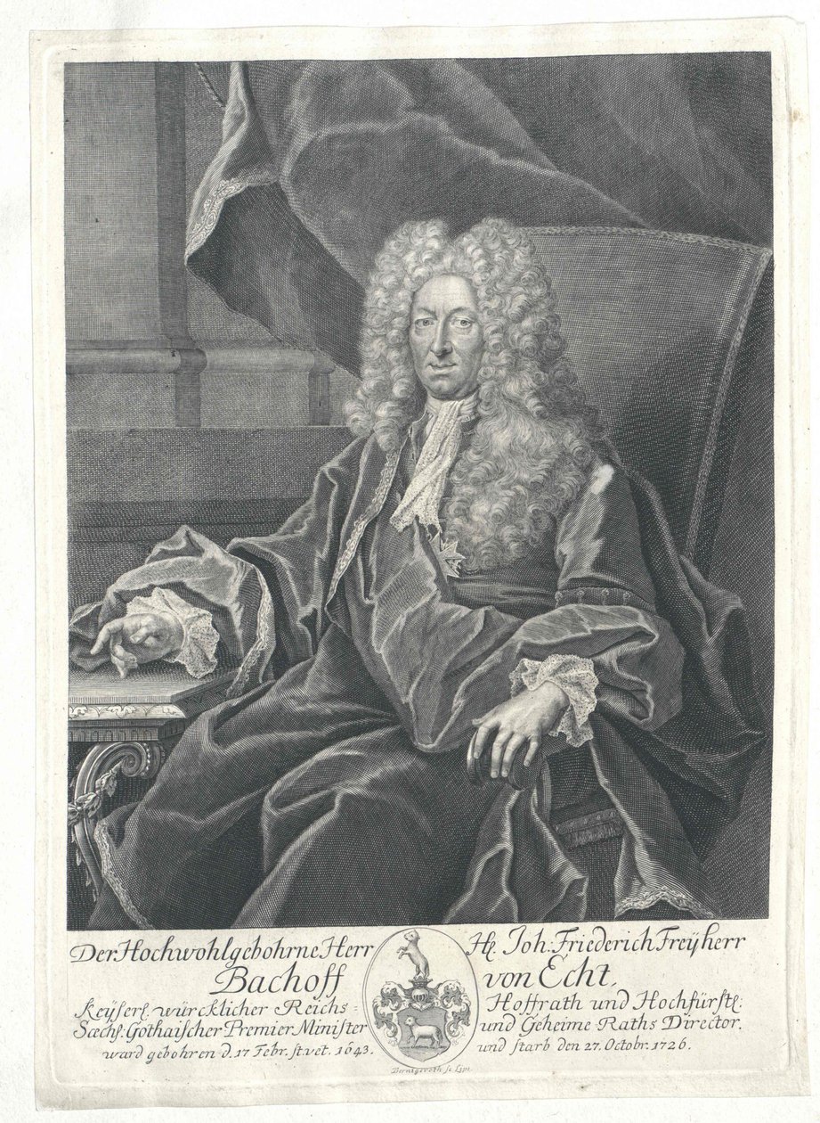 Johann Frederick barão de Bachoff de "lifelike de Artist Unknown