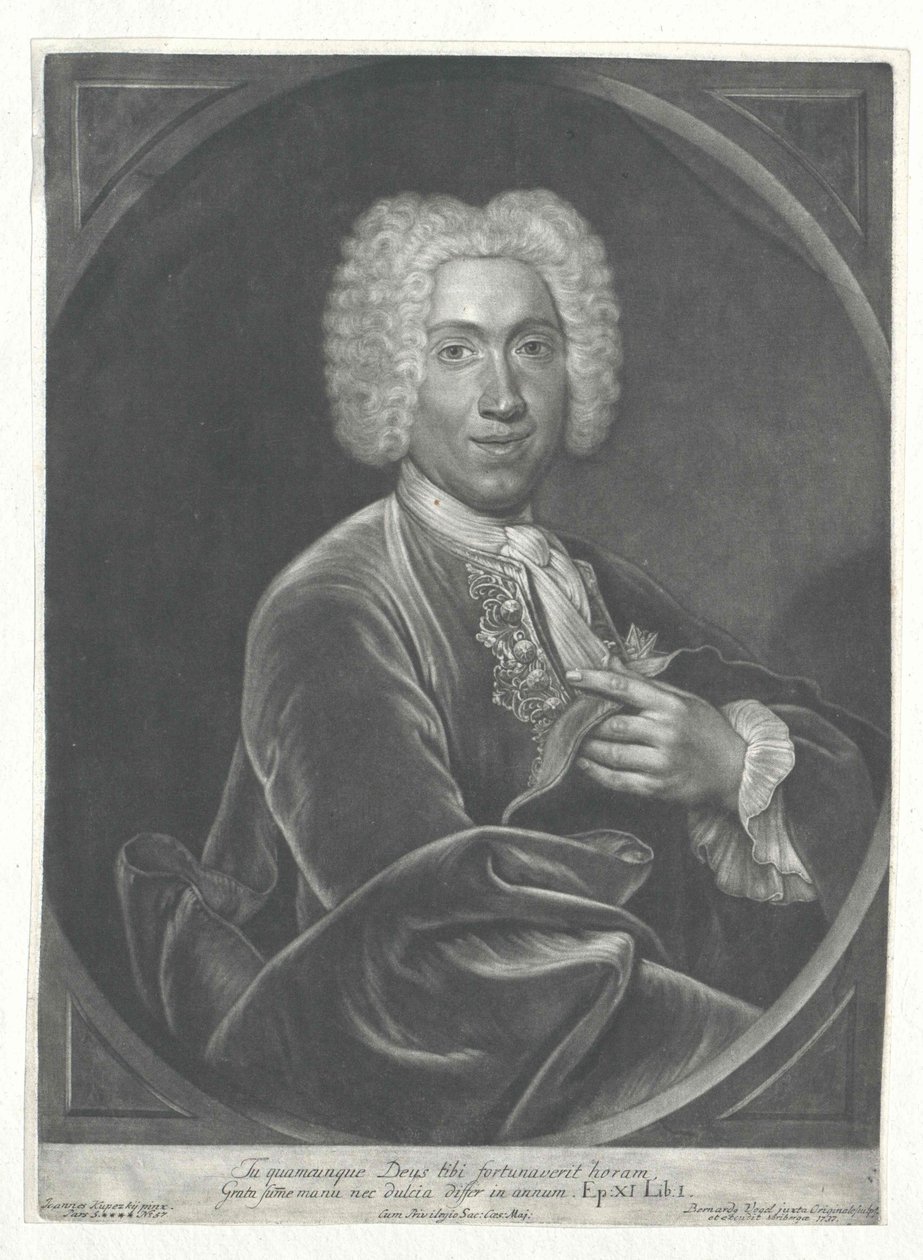 Johann Frederick barão de Bachoff de "lifelike de Artist Unknown