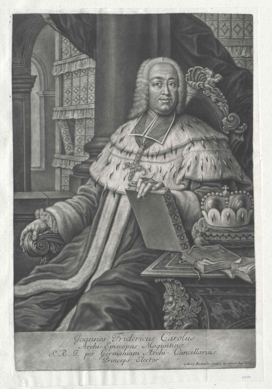 Johann Friedrich Carl count Ostein de Artist Unknown