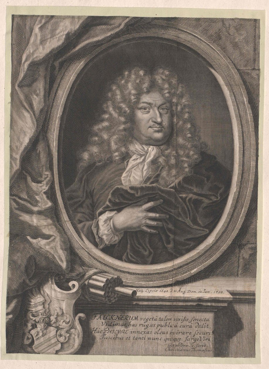 Johann Friedrich Falckner (impressão) de Artist Unknown