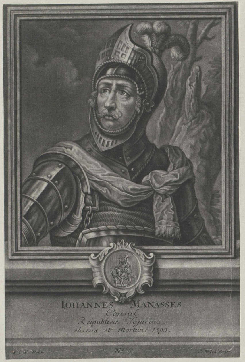 Johann Manasses (impressão) de Artist Unknown