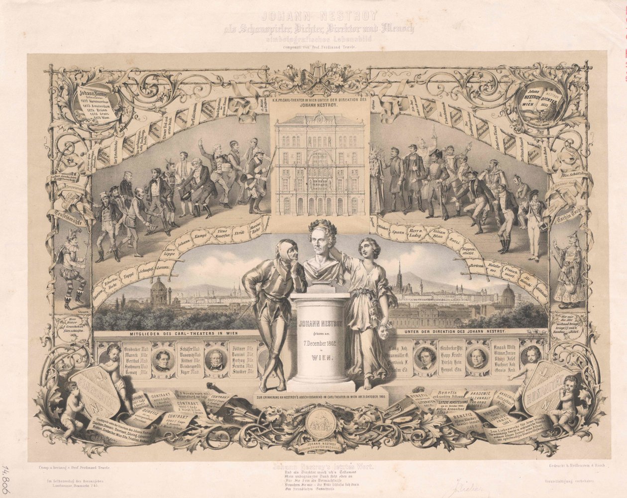 John Nestroy de Artist Unknown