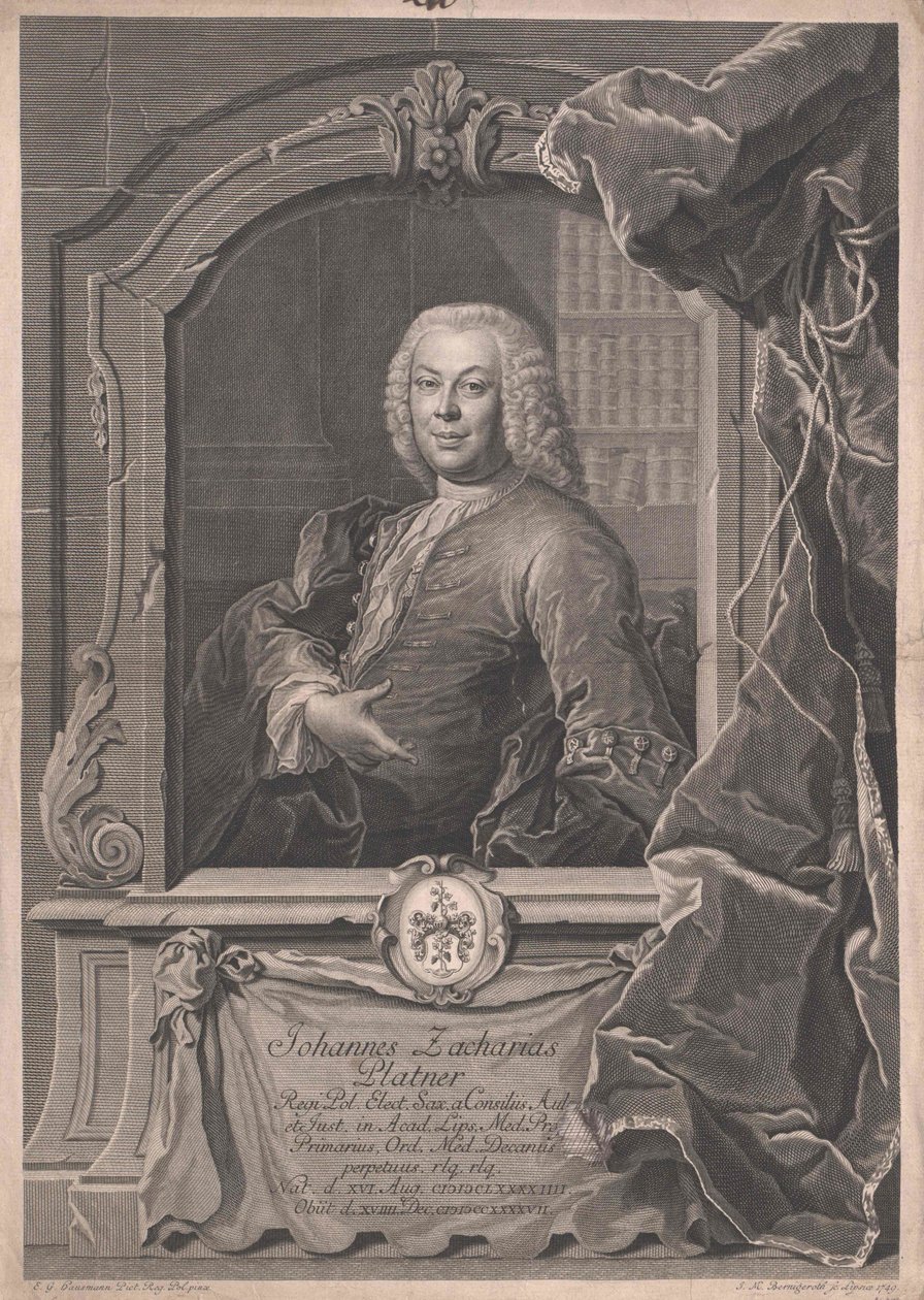 Johann Zachariah Platner de Artist Unknown
