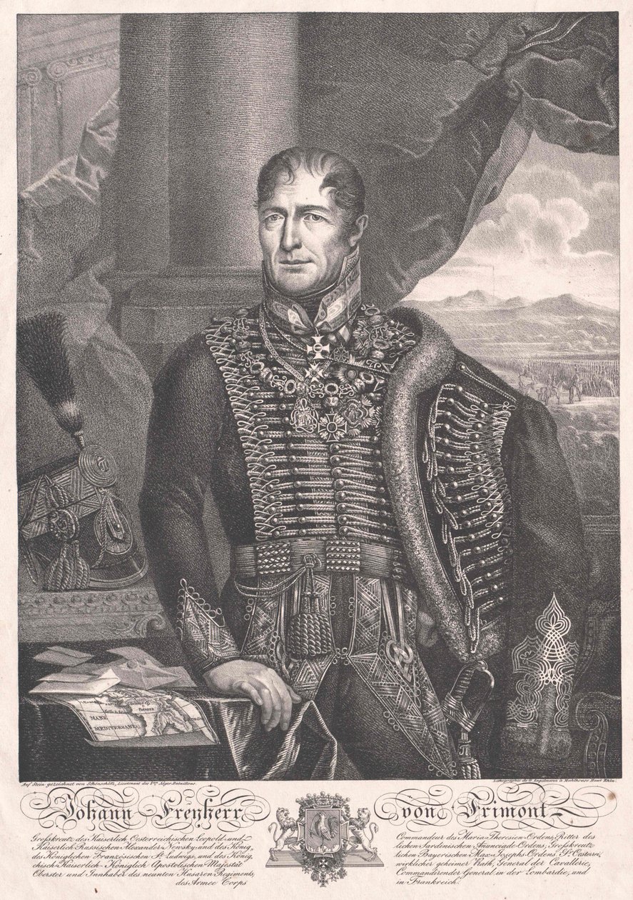 Johann count Frimont von Palota de Artist Unknown