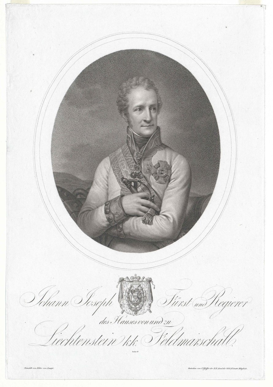 Johann conde do Liechtenstein de Artist Unknown