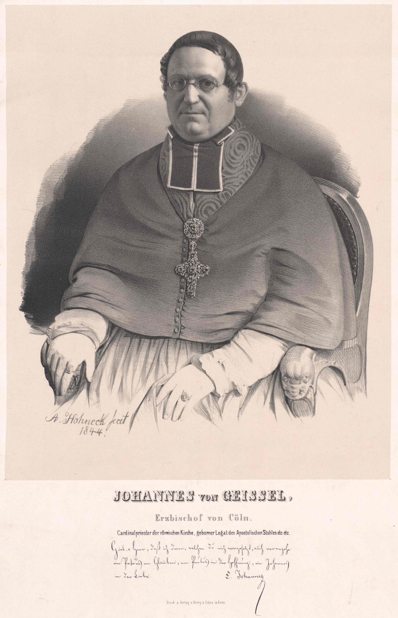 Johannes von Geissel | Artist Unknown | Impressão de arte
