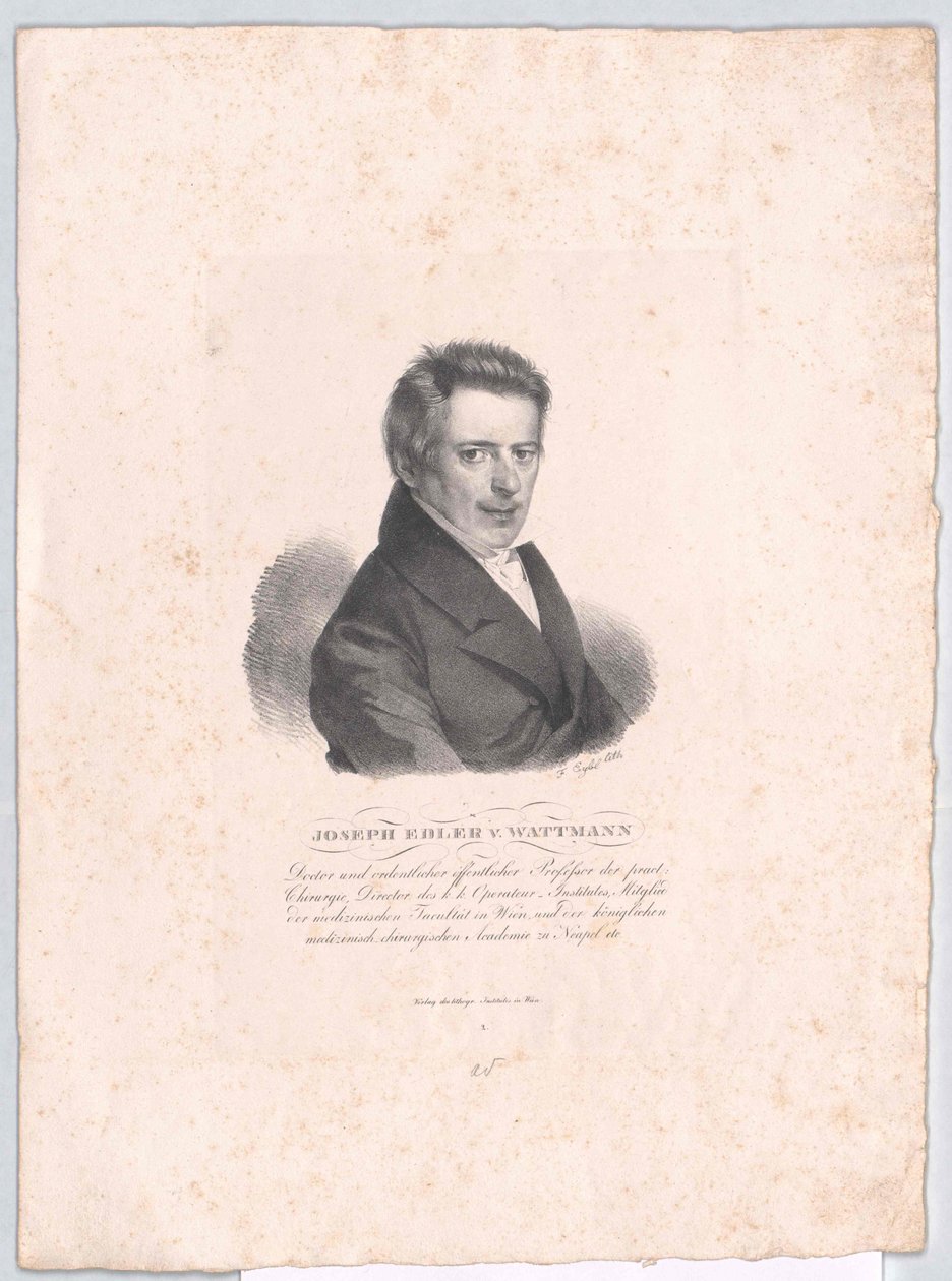 Joseph Baron Wattmann-Maelcamp-Beaulieu (impressão) de Artist Unknown