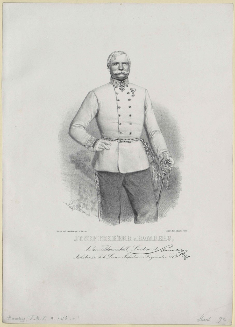 José barão de Bamberg de Artist Unknown