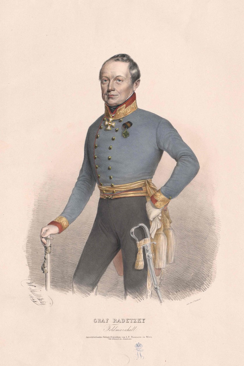 José Conde Radetzky de Radetz de Artist Unknown