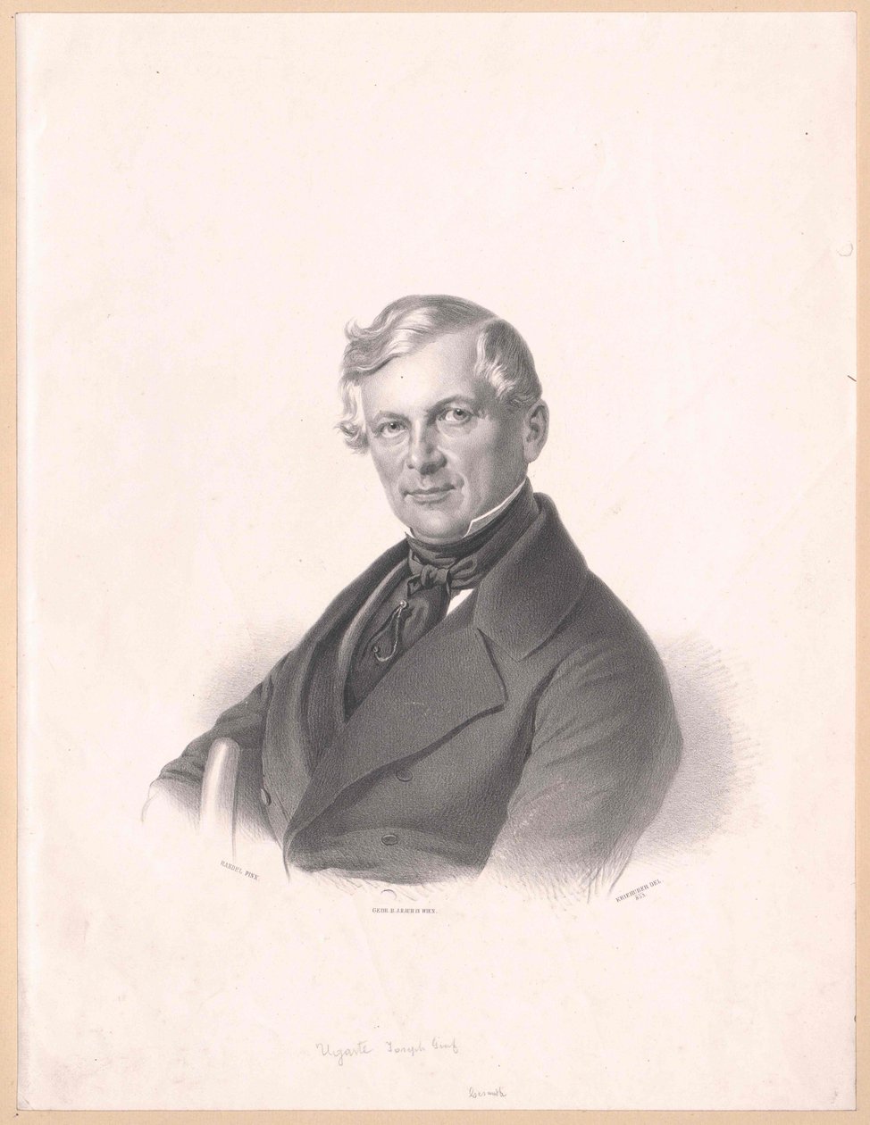 Joseph count Ugarte (impressão) de Artist Unknown