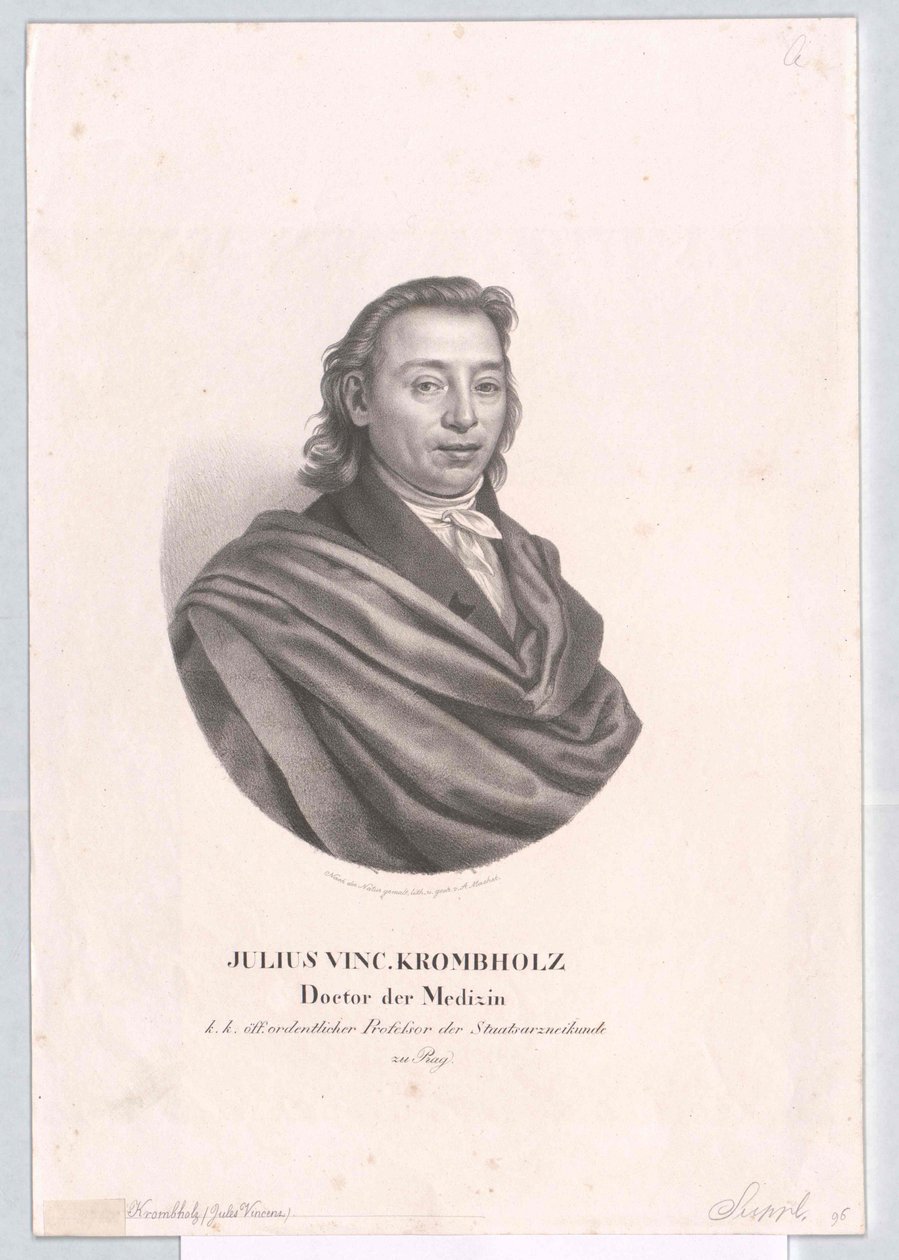Julius Vincent precioso von Krombholz de Artist Unknown