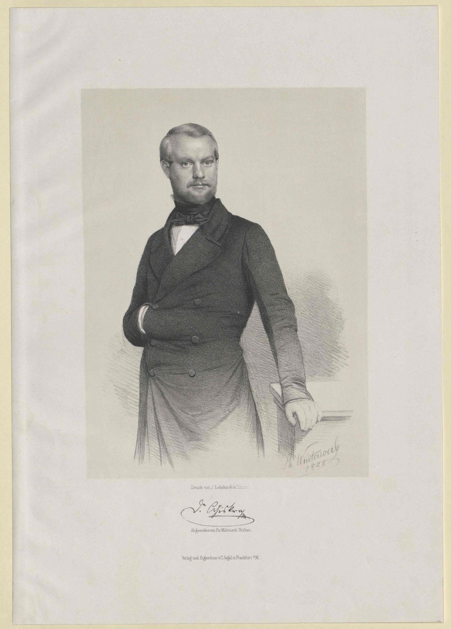 Sr. Karl Giskra de Artist Unknown