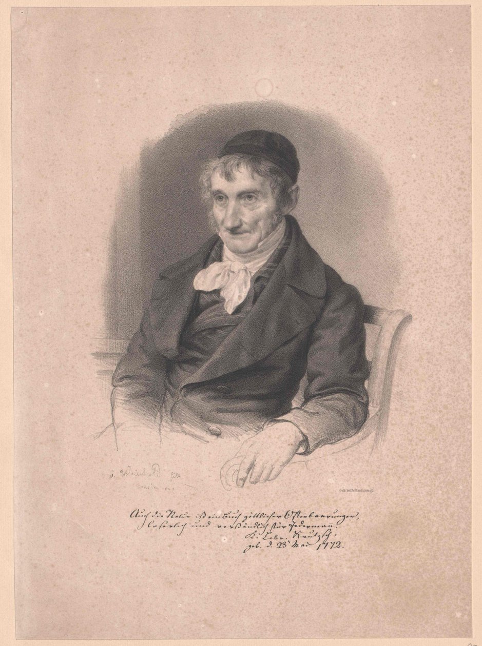 Karl Lebrecht Krutzsch (impressão) de Artist Unknown