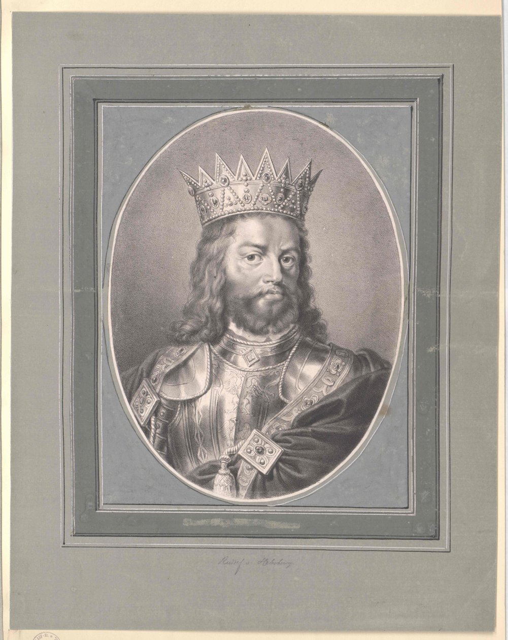 Rei Rodolfo I de Habsburgo de Artist Unknown