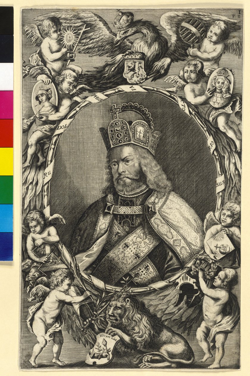 Rei Rodolfo I de Habsburgo de Artist Unknown