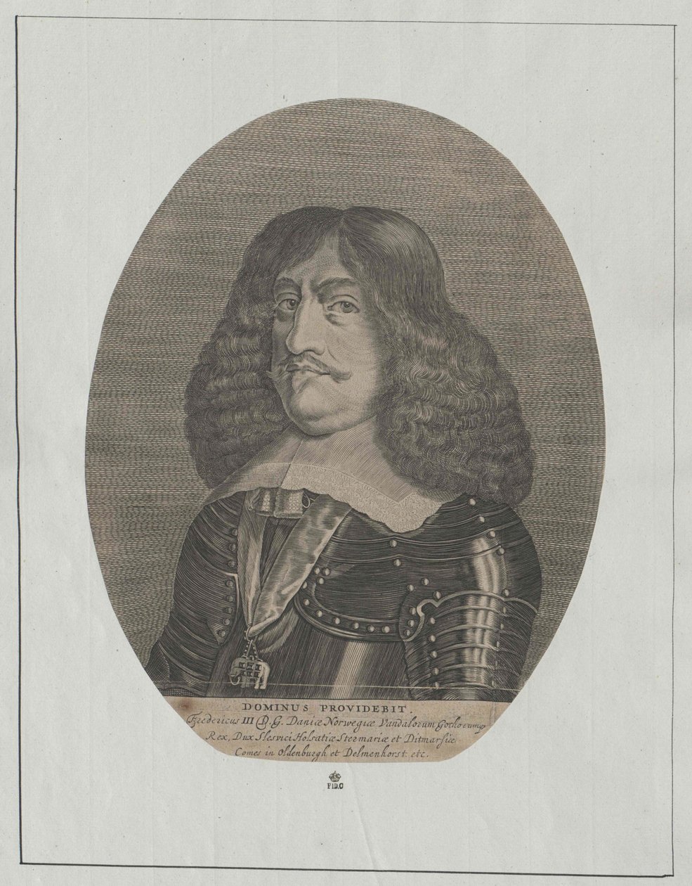 Rei da Dinamarca Frederico III de Artist Unknown
