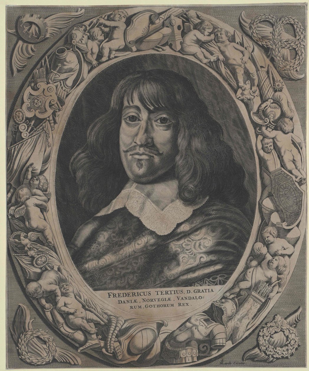 Rei da Dinamarca Frederico III de Artist Unknown