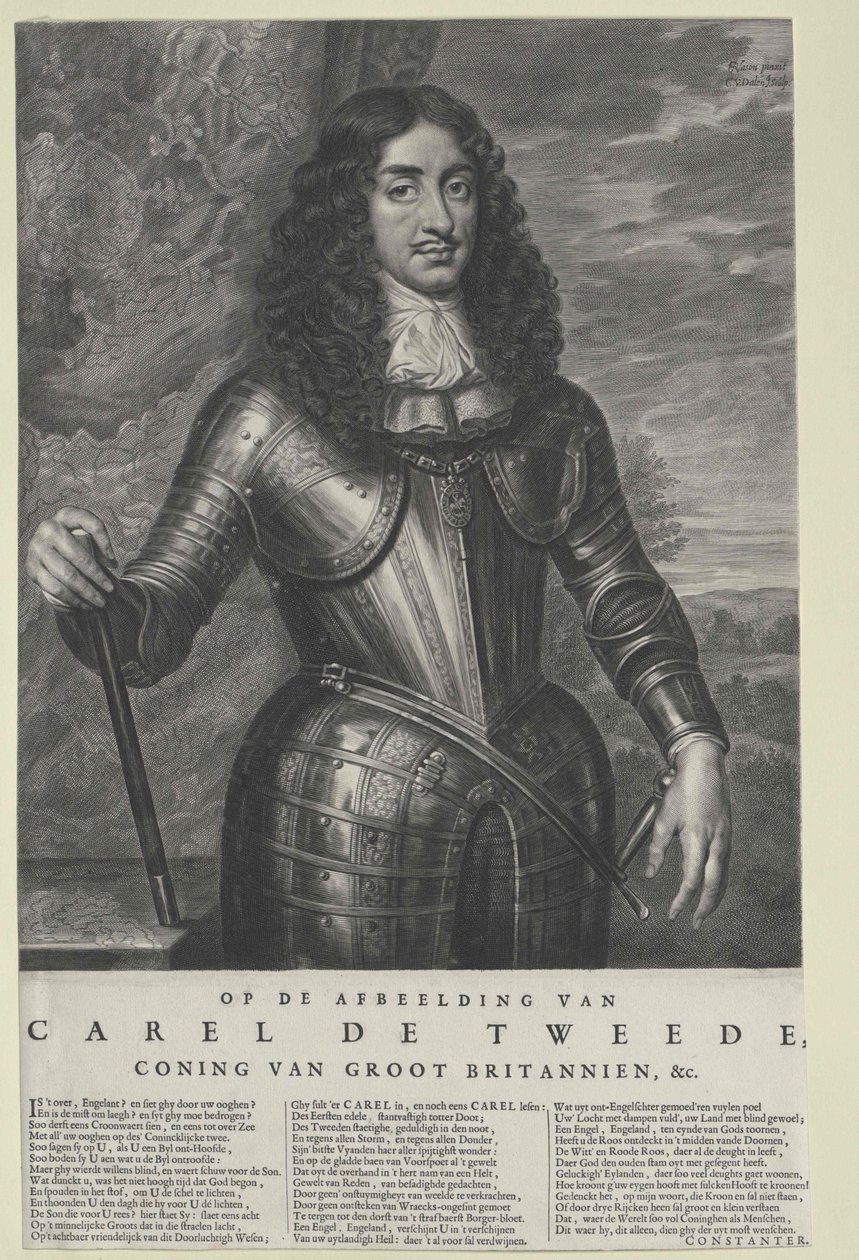 Rei de Inglaterra Carlos II de Artist Unknown