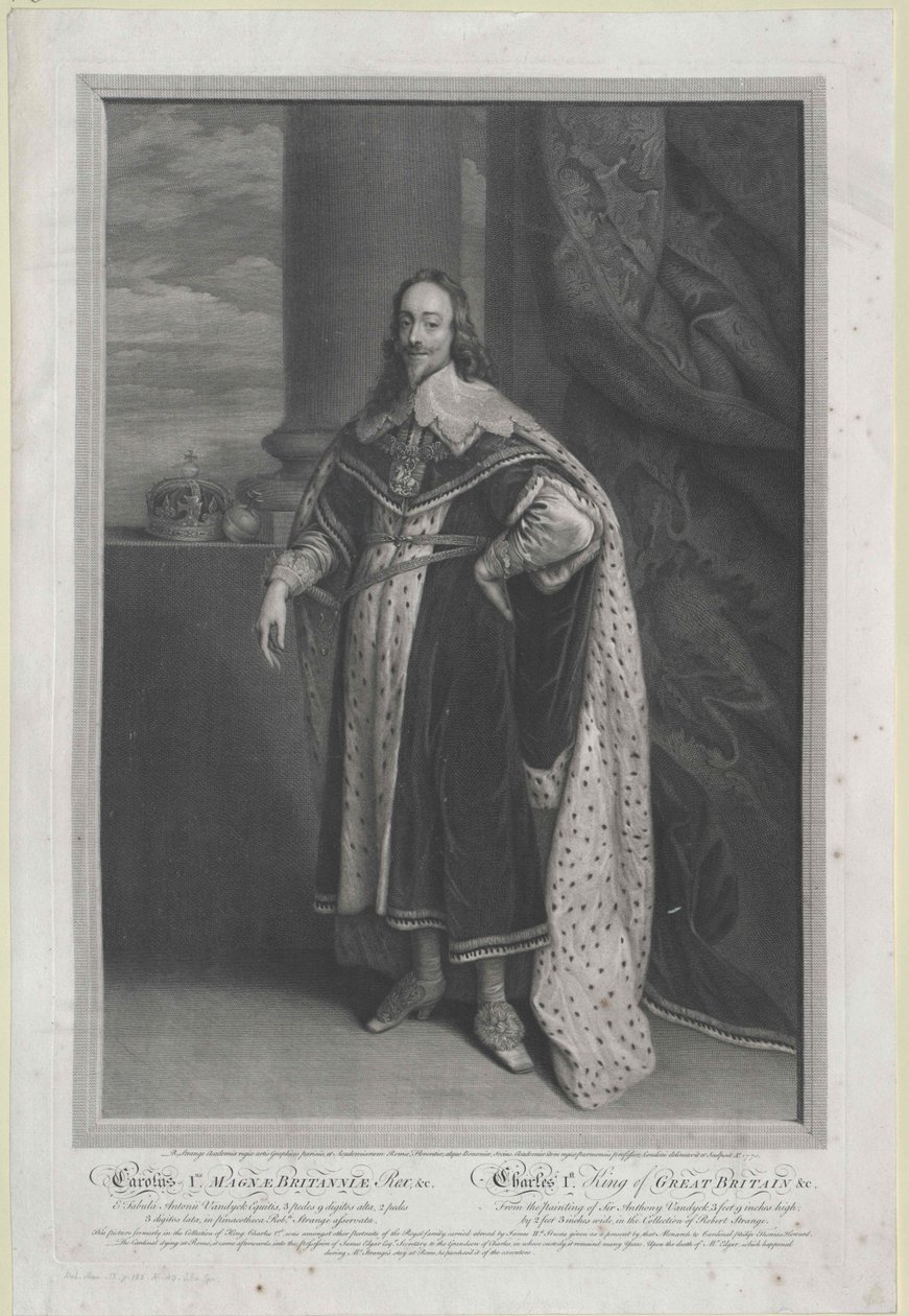 Rei de Inglaterra Carlos I de Artist Unknown