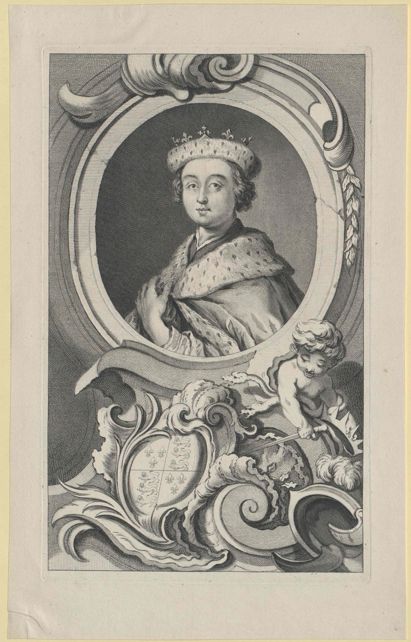 Rei de Inglaterra Eduard V. (impressão) de Artist Unknown
