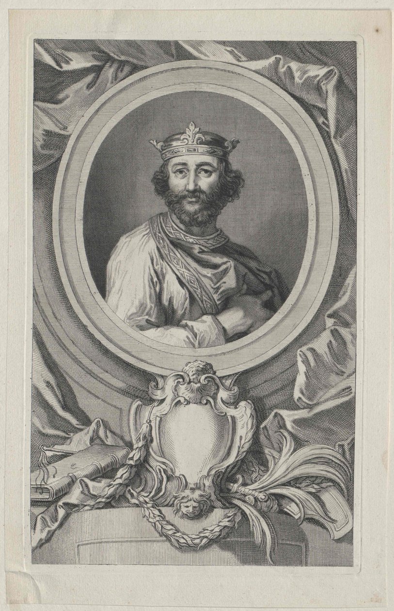 Rei de Inglaterra Eduardo I (impressão) de Artist Unknown