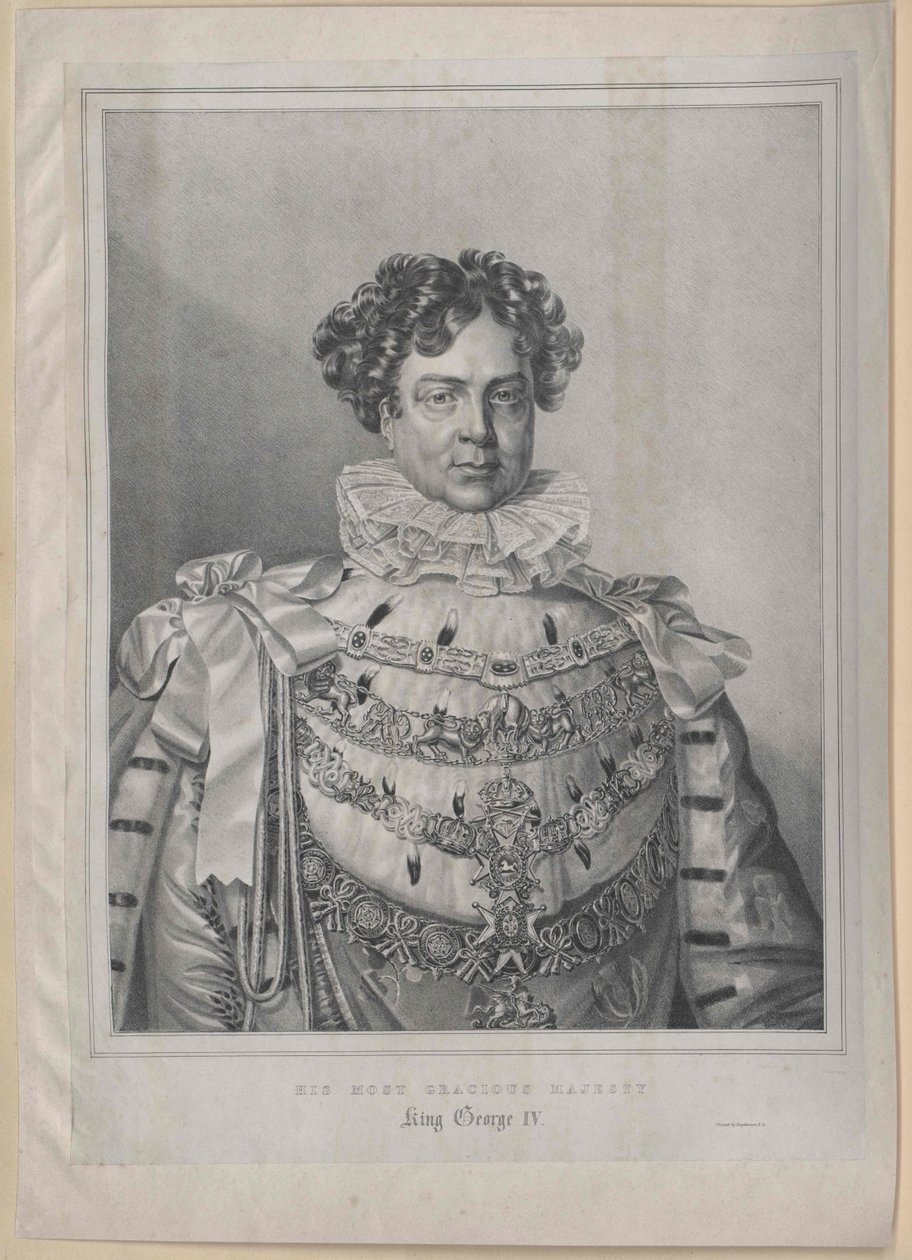 Rei de Inglaterra Jorge IV de Artist Unknown