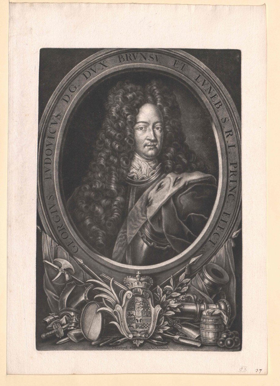 Rei de Inglaterra Jorge I de Artist Unknown